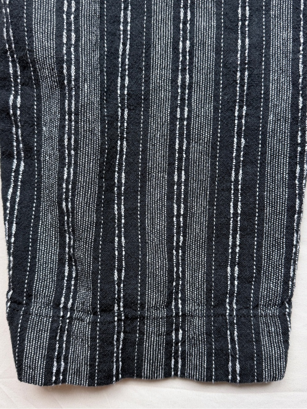Briggs New York Black & Gray Striped Wide-Leg pants - Picture 6 of 8